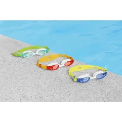 OCCHIALINI DA NUOTO WAVE 3-6 ANNI IN SILICONE CON PROTEZIONE UV 3 COLORI 21062