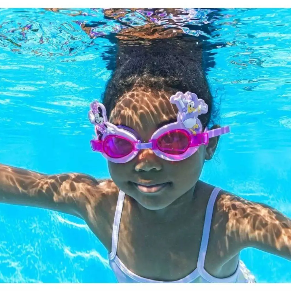 OCCHIALINI DISNEY MINNIE E PAPERINA PER BAMBINI NUOTO PISCINA MARE ESTATE 3+