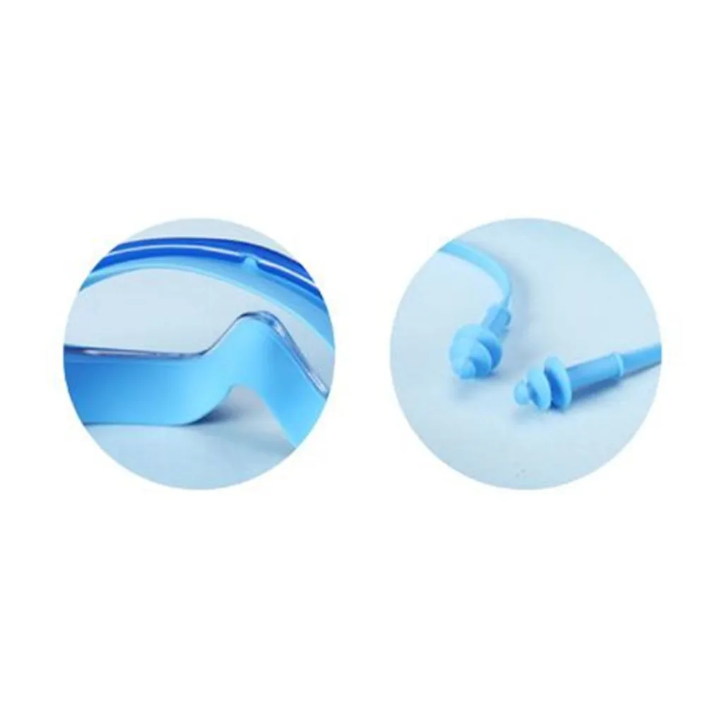 OCCHIALINI MASCHERA DA NUOTO CON TAPPI INCORPORATI PISCINA MARE ESTATE 4 COLORI 605424