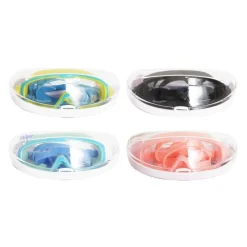 OCCHIALINI MASCHERA DA NUOTO CON TAPPI INCORPORATI PISCINA MARE ESTATE 4 COLORI 605424