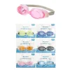 OCCHIALINI NUOTO CON TAPPI PER ORECCHIE NASO PISCINA ANTIAPPANNAMENTO 6 COLORI 605429