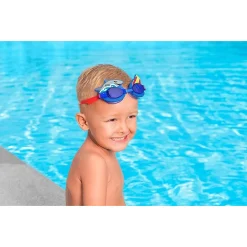 OCCHIALINI NUOTO PER BAMBINI 3+ANNI CINTURINO REGOLABILE DESIGN ASSORTITI 21080