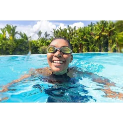 OCCHIALINI NUOTO PISCINA ACTIWEAR 14+ ANNI IN SILICONE 3 COLORI ASSORTITI 21051