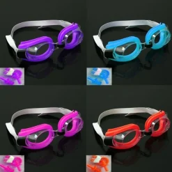 OCCHIALINI NUOTO PISCINA MARE SPORT REGOLABILI TAPPI NASO ORECCHIE ANTIAPPANNAMENTO