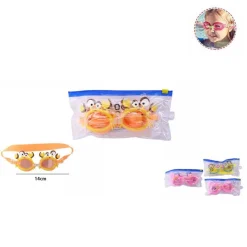 OCCHIALINI NUOTO PISCINA MARE BAMBINI REGOLABILI COLORATI CON ANIMALETTI 71557