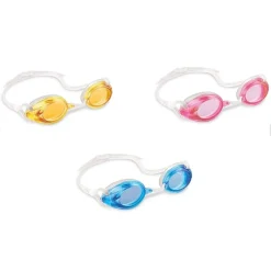 OCCHIALINI SPORTIVI RACE PRO BAMBINI +8 ANNI PISCINA MARE LAGO VARI COLORI 55684