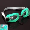 OCCHIALINI VERDE NUOTO PISCINA MARE SPORT REGOLABILI CON TAPPI PER NASO ORECCHIE