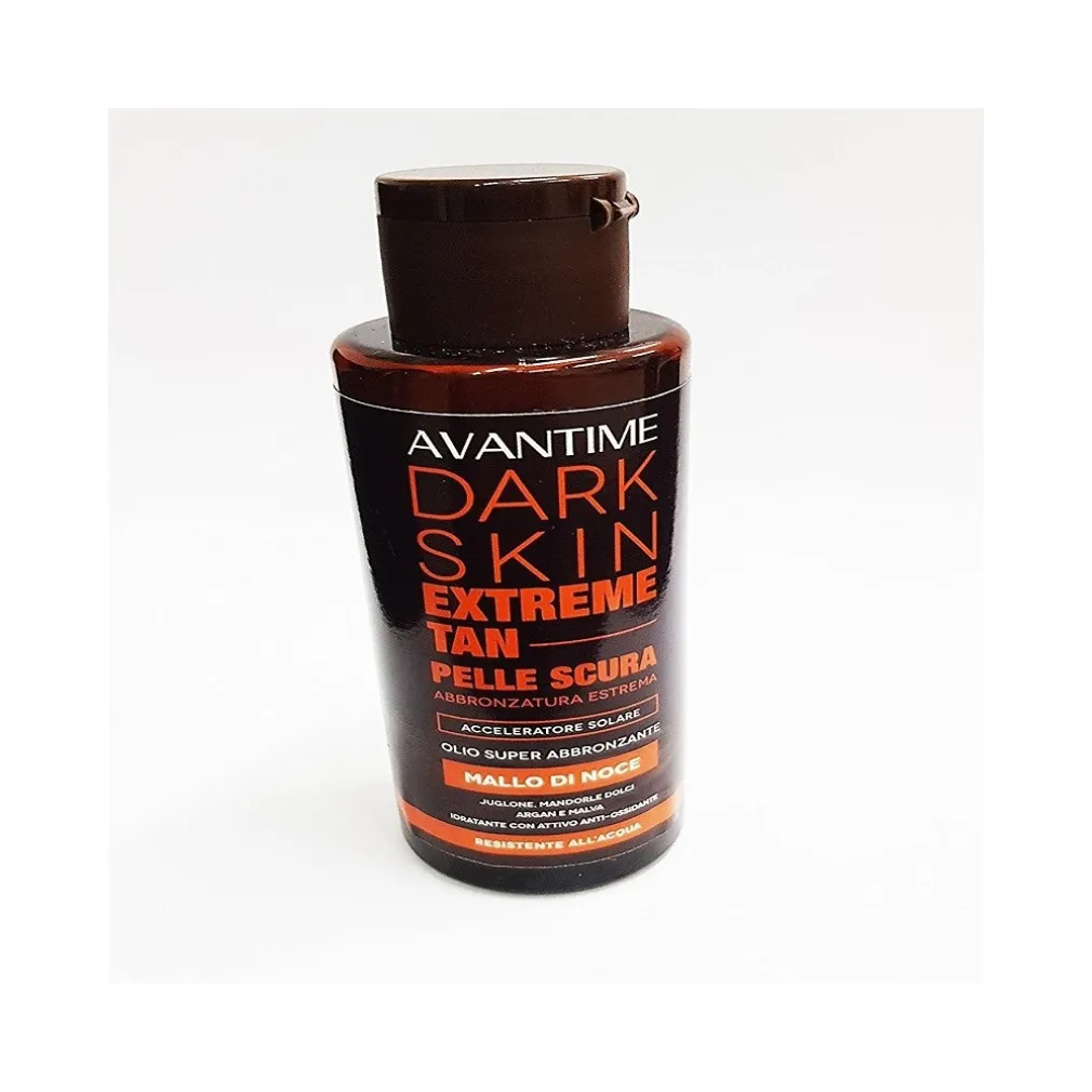 OLIO ABBRONZANTE MALLO DI NOCE 100ML RESISTENTE ACQUA IDRATANTE ACCELERATORE SOLARE