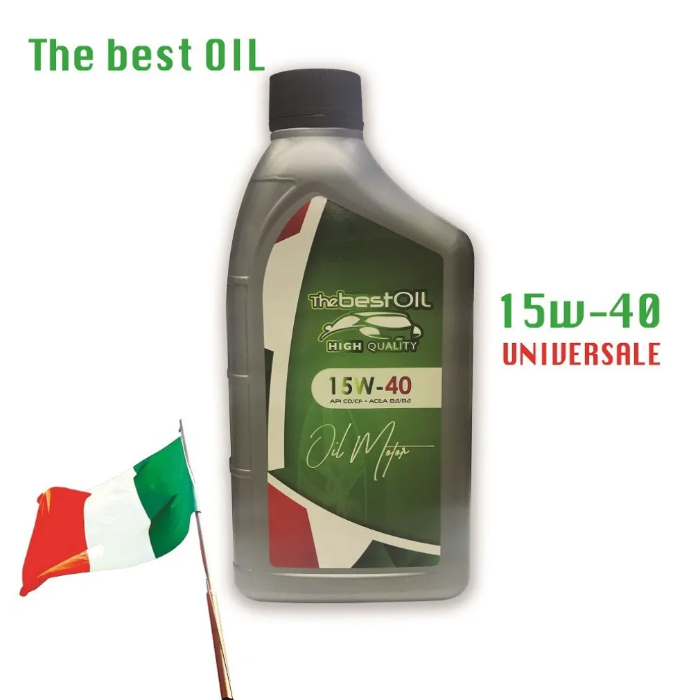 OLIO MOTORE UNIVERSALE LUBRIFICANTE MISCELA PER AUTO MOTOCICLI 15W-40 THEBESTOIL