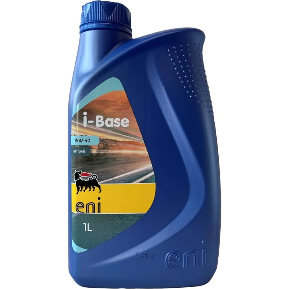 OLIO PER MOTORE A BENZINA DIESEL MANUTENZIONE VEICOLI AUTO I-BASE ENI/15W-40 1LT