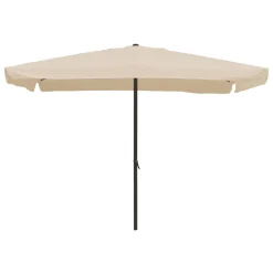 OMBRELLONE DA GIARDINO ESTERNO BALCONE TERRAZZO BEIGE 3X2 MT CON MANOVELLA 223221