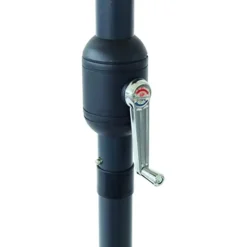 OMBRELLONE DA GIARDINO ESTERNO BALCONE TERRAZZO BEIGE 3X2 MT CON MANOVELLA 223221