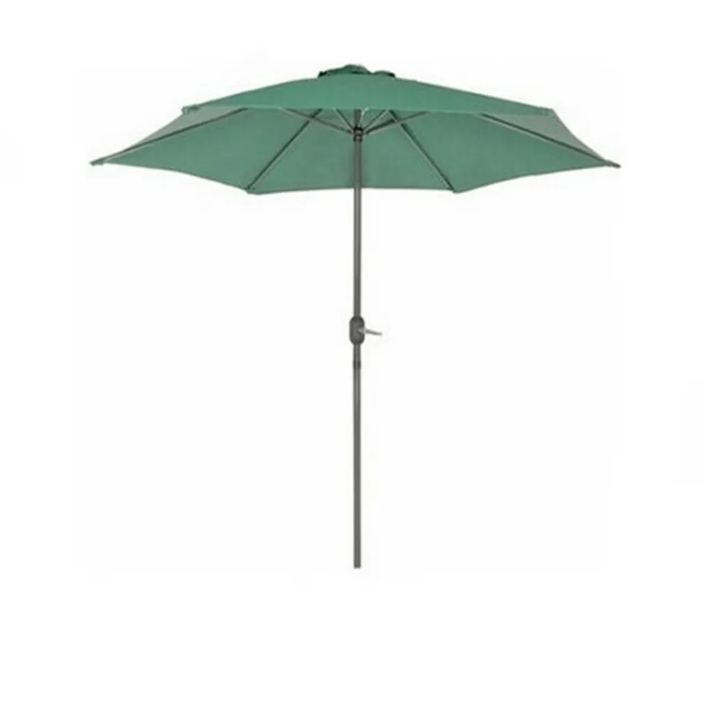 OMBRELLONE DA GIARDINO GAZEBO OMBRELLO PARASOLE 236XØ270CM VERDE CON MANOVELLA 206423