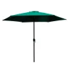 OMBRELLONE DA GIARDINO PARASOLE PISCINA TERRAZZA Ø270X220CM VERDE MANOVELLA 017057