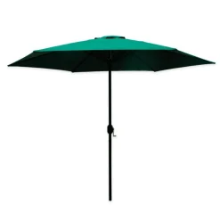 OMBRELLONE DA GIARDINO PARASOLE PISCINA TERRAZZA Ø270X220CM VERDE MANOVELLA 017057