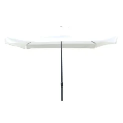 OMBRELLONE DA GIARDINO 3X4 MT ARREDO ESTERNO BALCONE TERRAZZO PATIO BIANCO 223238