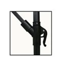 OMBRELLONE DECENTRATO PARASOLE BALCONE DA GIARDINO SPIAGGIA Ø3MT CON BASE 206428