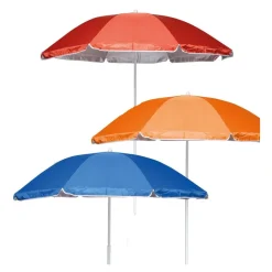 OMBRELLONE PER SPIAGGIA MARE DA 180 CM 8 STECCHE IN TESSUTO TNT A TINTA UNITA 6699056