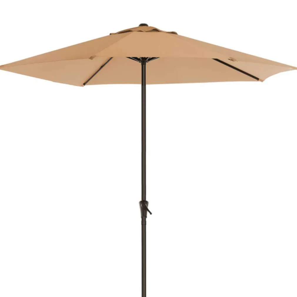 OMBRELLONE ROTONDO DA GIARDINO PALO CENTRALE CON CHIUSURA A CARRUCOLA ANTIVENTO