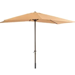 OMBRELLONE ROTONDO DA GIARDINO PALO CENTRALE CON CHIUSURA A CARRUCOLA ANTIVENTO