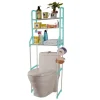 ORGANIZER 3 MENSOLE SCAFFALE SOPRA WC BAGNO LAVANDERIA SALVASPAZIO BLU