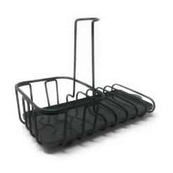 ORGANIZER ACCESSORI DA LAVELLO CUCINA PORTA SPUGNETTA SPUGNE CON SGOCCIOLATOIO