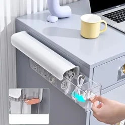 ORGANIZER BOX SCATOLA ORGANIZZATORE DA PARETE CON AUTOADESIVO CASSETTI CONTENITORE