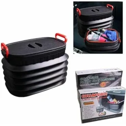 ORGANIZER CONTENITORE BOX PORTA OGGETTI PER AUTO CAPACITÀ 18 LT CAMPEGGIO