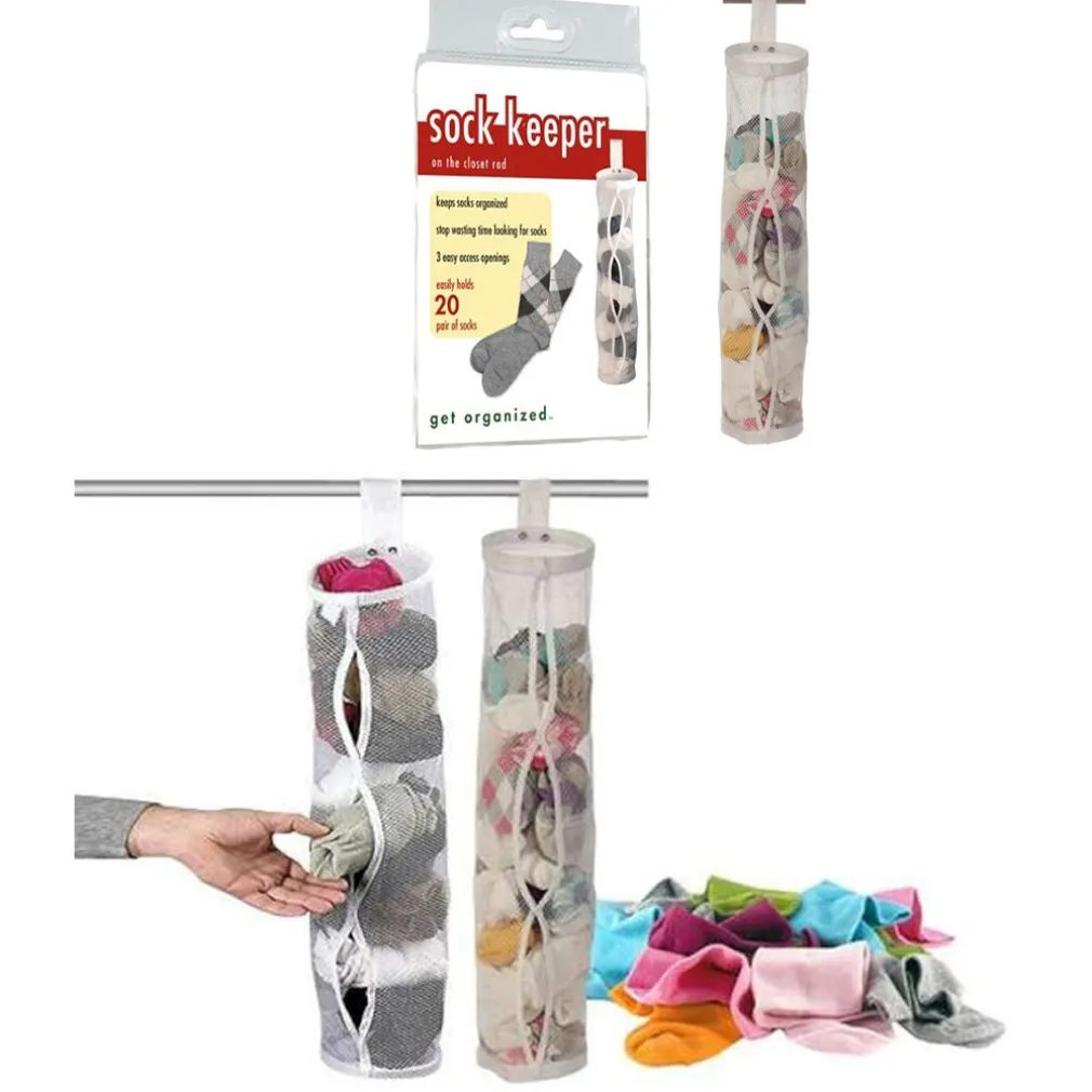 ORGANIZER PER 20 PAIA DI CALZINI MAI PIU CALZINI SPARSI PER CASA DA APPENDERE