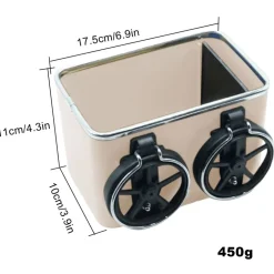 ORGANIZER PER BRACCIOLO UNIVERSALE PORTAOGGETTI PER AUTO CON PORTA BICCHIERI