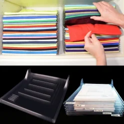 ORGANIZER PER MAGLIETTE SALVASPAZIO T-SHIRT PIEGHEVOLE CABINA ARMADIO CASSETTO