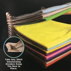 ORGANIZER PER MAGLIETTE SALVASPAZIO T-SHIRT PIEGHEVOLE CABINA ARMADIO CASSETTO