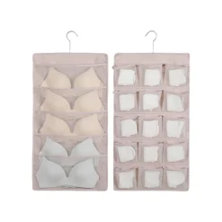 ORGANIZER PER PORTA REGGISENI CALZE E BIANCHERIA INTIMA A DUE LATI 15/30 POSTI