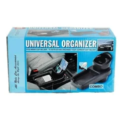 ORGANIZER PORTAOGGETTI PER SEDILE AUTO PORTA BICCHIERI COMBO 2 IN 1 SALVASPAZIO