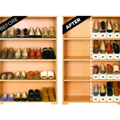 ORGANIZER SCOMPARTI SCARPIERA SALVASPAZIO PORTA SCARPE ORGANIZZATORE PER ARMADIO