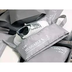 ORGANIZER VIAGGIO CASA BORSA IMPERMEABILE ORGANIZZATORE VALIGIA GRIGIO 38X23X12CM 87711