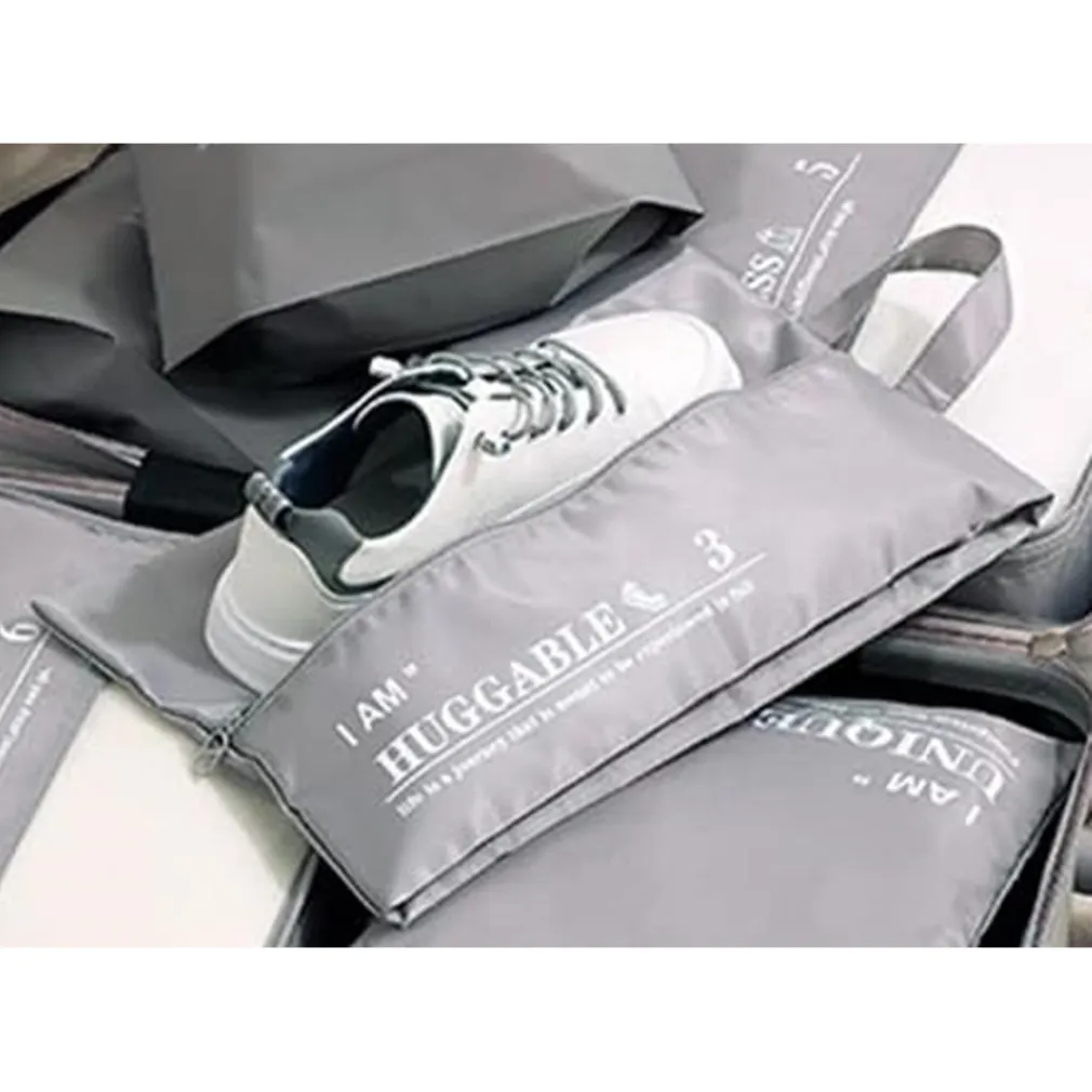 ORGANIZER VIAGGIO CASA BORSA IMPERMEABILE ORGANIZZATORE VALIGIA GRIGIO 38X23X12CM 87711