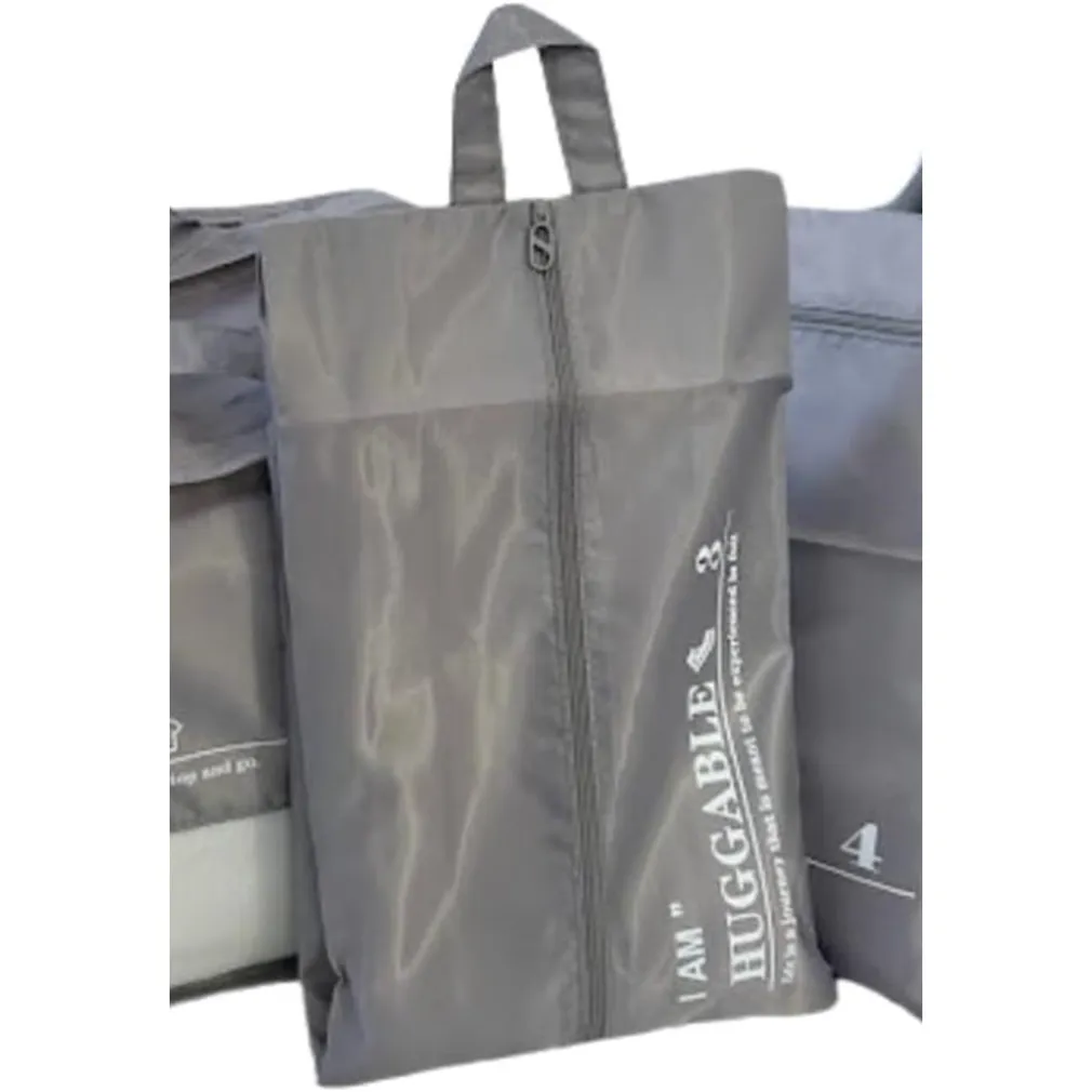 ORGANIZER VIAGGIO CASA BORSA IMPERMEABILE ORGANIZZATORE VALIGIA GRIGIO 38X23X12CM 87711