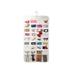 ORGANIZZATORE ORGANIZER DI GIOIELLI DA APPENDERE DOPPIO LATO 72 TASCHE JEWELLERY