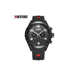 OROLOGI DI LUSSO DI MARCA CINGHIA SILICONE ANALOGICO AL QUARZO OROLOGIO 8167