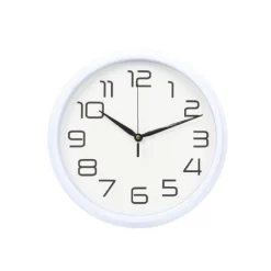 OROLOGIO DA PARETE MURO ANALOGICO PER CUCINA STANZA CASA 30CM BIANCO NERO 186866