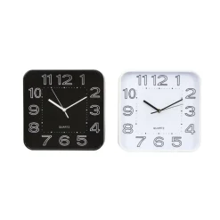 OROLOGIO DA PARETE MURO A QUARZO QUADRATO ANALOGICO CASA UFFICIO DA 30 CM 196872