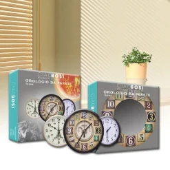 OROLOGIO DA PARETE MURO DA 35 CM CASA CUCINA UFFICIO MODELLI ASSORTITI TX-9144