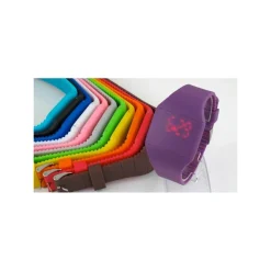 OROLOGIO DA POLSO A LED TOUCHSCREEN UNISEX UOMO DONNA COLORATO IN SILICONE