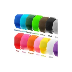 OROLOGIO DA POLSO A LED TOUCHSCREEN UNISEX UOMO DONNA COLORATO IN SILICONE