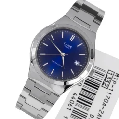 OROLOGIO DA POLSO CASIO MTP-1170A-2ARDF ANALOGICO UOMO ACCIAIO DATA Q BLU
