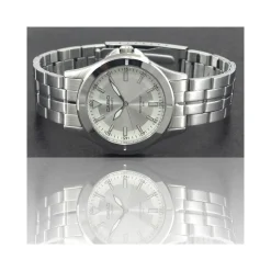 OROLOGIO DA POLSO CASIO MTP-1214A-7AVDF ANALOGICO UOMO ACCIAIO FONDO SILVER