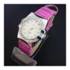 OROLOGIO DA POLSO DONNA ANALOGICO QUARZO MODERNO FASHION BRILLANTINI ROSA