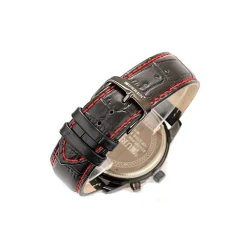 OROLOGIO DA POLSO PER UOMO CON CINTURINO IN PELLE E QUDRANTE NERO CURREN W8140