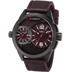 OROLOGIO DA POLSO UOMO CURREN ANALOGICO TONDO CUR111 COLORE MARRONE